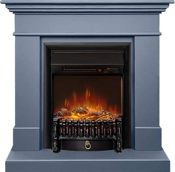 Каминокомплект California STD CRM (Разборный) - Санд антрацит с очагом Fobos FX M Black RC