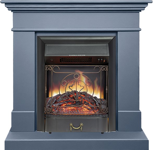 Каминокомплект California STD CRM (Разборный) - Санд антрацит с очагом Majestic FX Black