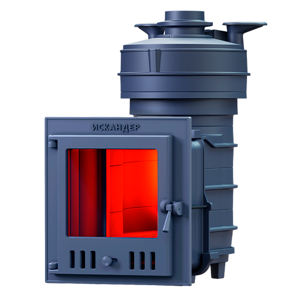 Чугунная печь для бани Искандер ЗК 18 (М) Pro