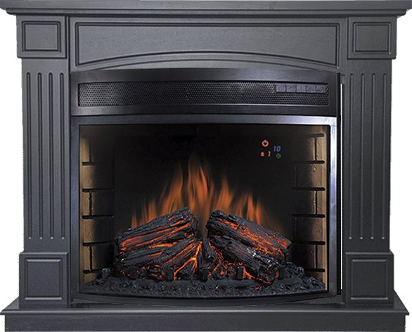 Каминокомплект Boston - Серый графит с очагом Dioramic 28 LED FX