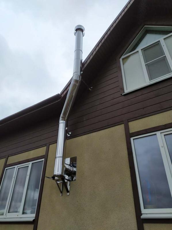 Монтаж дымоходов