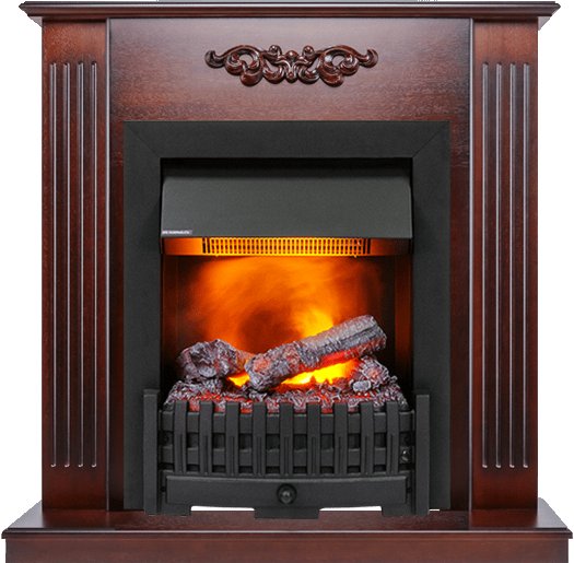 Каминокомплект Lumsden - Махагон коричневый антик с очагом Danville Black FB2