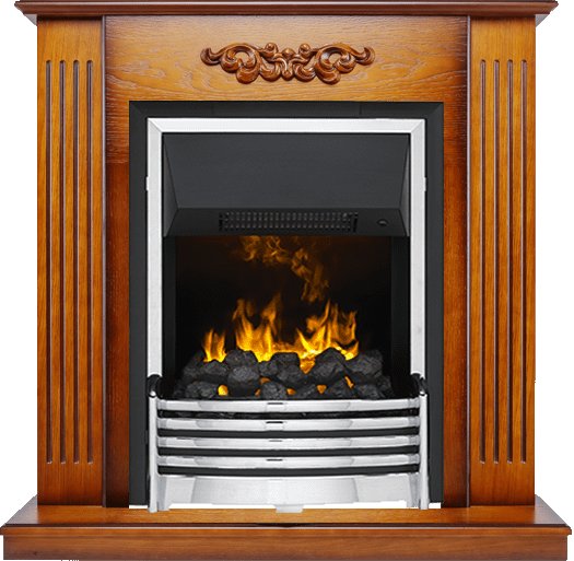 Каминокомплект Lumsden - Дуб антик с очагом Flagstaff Каминокомплект Lumsden - Дуб антик с очагом Flagstaff