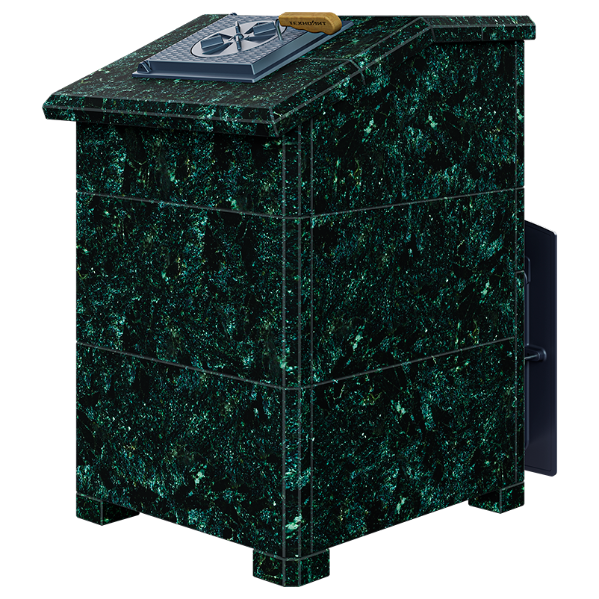 На фото изображено: Чугунная печь для бани Комплект Гром 80 (П2) Президент 1300/50 Пироксенит