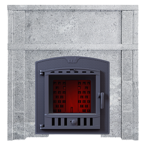 На фото изображено: Портал из камня Талькомагнезит