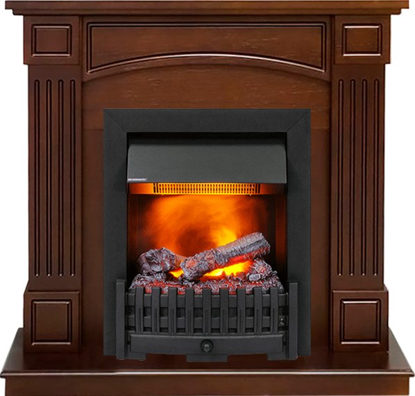 Каминокомплект Boston - Темный дуб (Высота 925см) с очагом Danville Black FB2